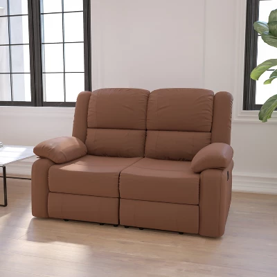 Flash Furniture Harmony Series Loveseat With Two Built-In Recliners 1 Flash Furniture Harmony Series Loveseat With Two Built-In Recliners