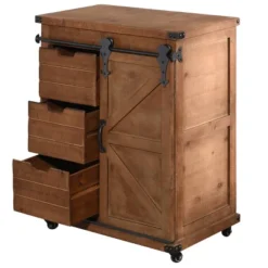 Graham Cart Cabinet Natural/Black - Stylecraft -Furniture Sale Store GUEST f7ee1a45 0794 4624 8c12 88a1af2d9a37