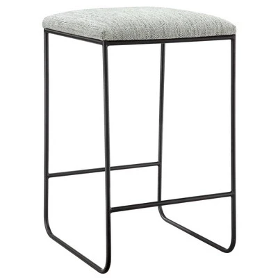 Hastings Counter Height Barstool Gray/Black 2 Hastings Counter Height Barstool Gray/Black - Image 2