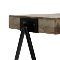 Gurley Handcrafted Modern Industrial Mango Wood Side Table Gray/Black - Christopher Knight Home -Furniture Sale Store GUEST f92ebf66 e76c 4d93 9ce6 7b3330dd2e3e