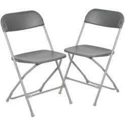Emma And Oliver Set Of 2 Stackable Folding Plastic Chairs - 650 LB Weight Capacity -Furniture Sale Store GUEST f9bbb796 6246 4d4d 8a3e 7dd2735fc34b
