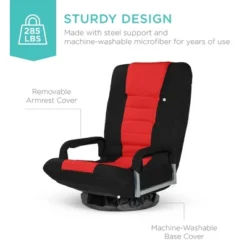 Best Choice Products 360-Degree Swivel Gaming Floor Chair W/ Armrest Handles, Foldable Adjustable Back 22 Best Choice Products 360-Degree Swivel Gaming Floor Chair W/ Armrest Handles, Foldable Adjustable Back -Furniture Sale Store GUEST fa4be0b0 b082 4739 a042 12138210a07f