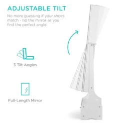 Best Choice Products Full Length LED Mirrored Jewelry Storage Organizer Cabinet W/ Interior & Exterior Lights -Furniture Sale Store GUEST fa81e794 feb8 4ee9 8200 ef260955b259