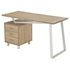 Modern Design Computer Desk With Storage Sand Stone - Techni Mobili -Furniture Sale Store GUEST fab287ba 1f1b 43b4 b767 635866229cec
