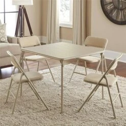 5pc Folding Table And Chair Set Tan - Room & Joy -Furniture Sale Store GUEST fb0e216d 9284 410f 83c5 cfa20eb78b11