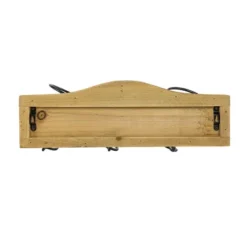 Black Metal & Wood Space Saving Wine Holder - Foreside Home & Garden -Furniture Sale Store GUEST fb551f22 d842 4e07 b7c0 050aa8a1b886