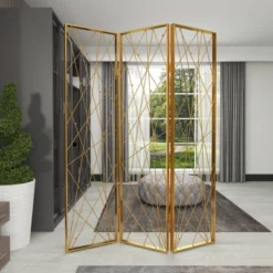 Glam Metal Geometric Room Divider Screen Gold - Olivia & May 34 Glam Metal Geometric Room Divider Screen Gold - Olivia & May -Furniture Sale Store GUEST fb63fbd9 9664 4c4f a01c e8470f936554