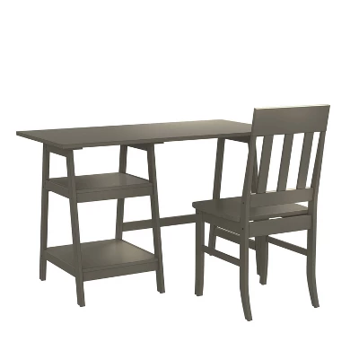 Dornoch 2 Shelf Writing Desk With Chair - HOMES: Inside + Out 5 Dornoch 2 Shelf Writing Desk With Chair - HOMES: Inside + Out - Image 5