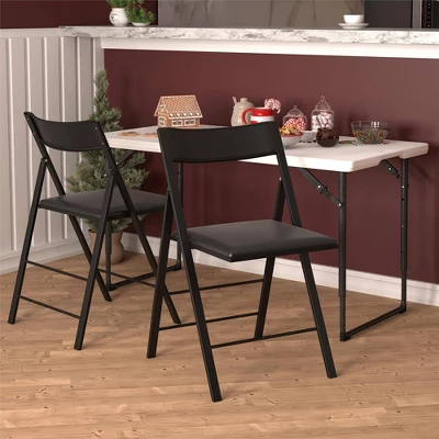 Cosco 2pk XL Wood Slat Back Folding Chairs 15 Cosco 2pk XL Wood Slat Back Folding Chairs - Image 15