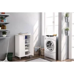 Michigan 2 Door Storage Cabinet White - Polifurniture -Furniture Sale Store GUEST fc19718c e5e9 44a6 803a fca346d57235