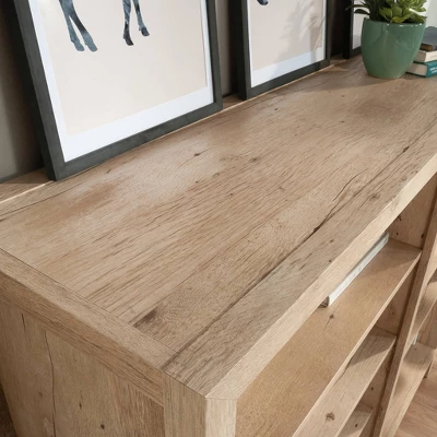 47.63" Pacific View Horizontal Bookcase Prime Oak - Sauder 2 47.63" Pacific View Horizontal Bookcase Prime Oak - Sauder - Image 2