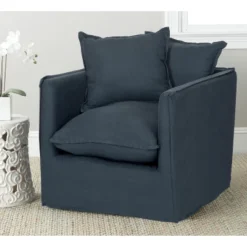 Joey Arm Chair - Blue - Safavieh