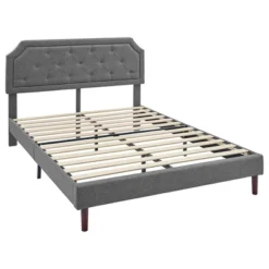 BIKAHOM Upholstered Platform Bed With Button Tufted Headboard, Dark Grey 11 BIKAHOM Upholstered Platform Bed With Button Tufted Headboard, Dark Grey -Furniture Sale Store GUEST fd107bed 180d 46ed 8e76 7690a93e75e5