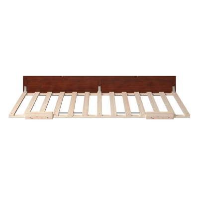 Twin XL Trundle Bed Walnut - AFI 4 Twin XL Trundle Bed Walnut - AFI - Image 4