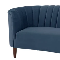 71" Millephri Loveseat Blue Velvet - Acme Furniture -Furniture Sale Store GUEST fe11919b 45cb 41c6 8d3f 8a301bc9d96f