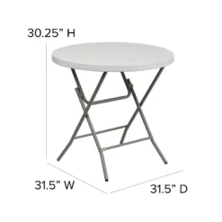 Flash Furniture 2.63-Foot Round Granite White Plastic Folding Table -Furniture Sale Store GUEST fedbe752 f069 456c b31f d8e2c8b56c50 1