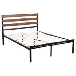 Costway Twin Size Metal Platform Bed Frame Mattress Foundation Wooden Headboard 19 Costway Twin Size Metal Platform Bed Frame Mattress Foundation Wooden Headboard -Furniture Sale Store GUEST ff85fd01 912f 44aa 93a4 0f656bc25b09